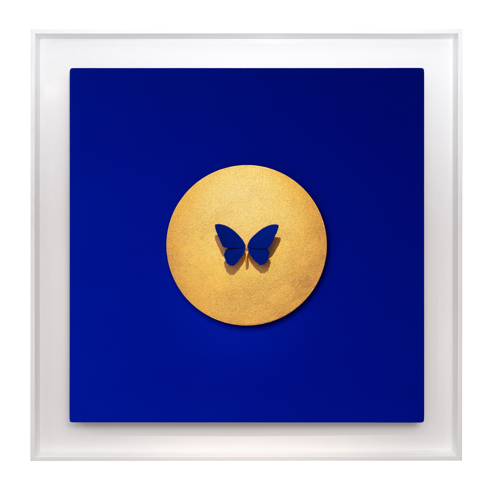 Inversion Gold on Blue III